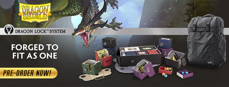 Secure your cards with the Dragon Lock System!